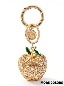 New Apple Bag Charm Pendant, Cute Fruit Keychain, Casual Style, Perfect for Women and Kids, Ideal Gift for All Seasons, Keychain Accessories