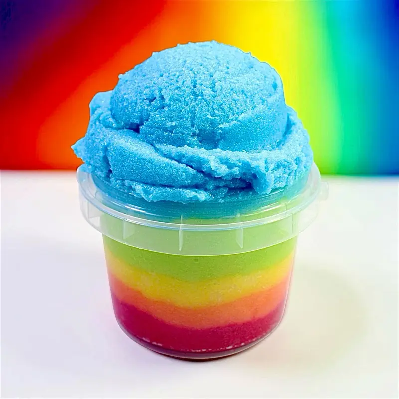 CitrisSan Rainbow Glow Foaming Sugar Scrub Tote 26 oz. Aloe Infused Exfoliating Moisturizing Body Care for All Skin Types with Fruity Scents of Strawberry Citrus Peach Parade Lemon Verbena Fresh Pear Raspberry Lemonade 16 oz. Overfilled to 26 oz.