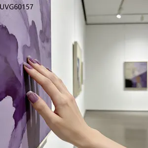 Dreamy Violets Nail Art, Semi-Transparent Light Cloud Gradient Effect, Fairy Tale Beauty Style, DIY Home Gel Nails