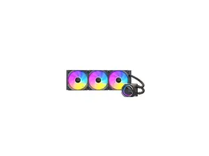 Antec Skeleton 360 ARGB Liquid CPU Cooler, 360mm Radiator, 3 x 120mm PWM ARGB Fans, Hydraulic Bearing, Copper Base, Intel LGA 115X/1200/1700/20XX, AMD AM4/AM5, Black