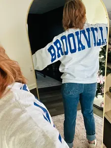 SOLID CUSTOM BIG BACK SWEATSHIRT - CUSTOM