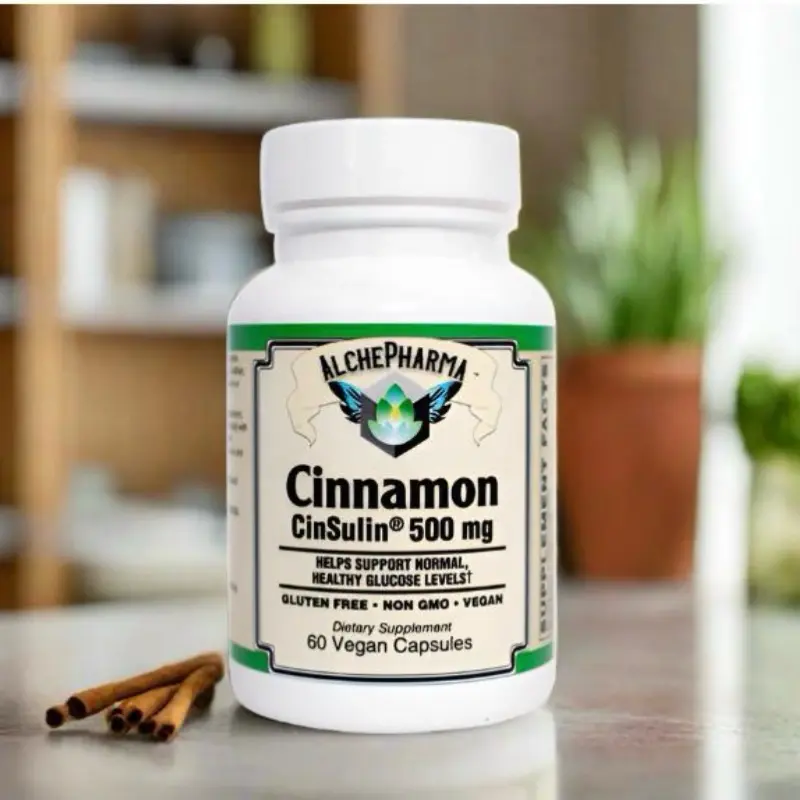 AlchePharma CinSulin Water-Soluble Cinnamon Extract 500 mg