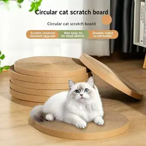 5-piece cat scratching board, fun interactive cat scratcher, pole, rod-shaped, paw-resistant design, furniture protection, indoor play support, natural feline behavior training, heavy-duty and durable - 5-piece set with circular design