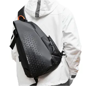 Outdoor Portable Anti-theft Messenger Bag, Small Backpack Shoulder Bag, Chest Bag Sling Backpack Waterproof Give Gifts To Men On Valentine's Day