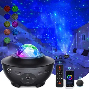 Smart Galaxy Projector with Music Speaker, Timer, Remote, APP Control, Alexa Compatible, LED Star Night Light for Kids Room, Game Room