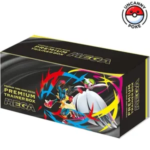Japanese Mega Premium Trainer Box, Pokemon, Mega Brave & Symphonia, 20 total packs