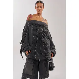 LACED UP FOR GOOD MINI DRESS