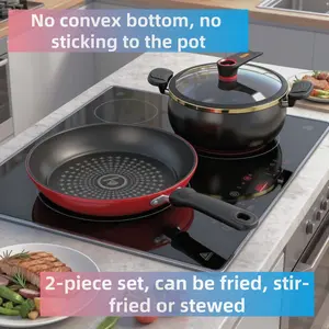 Value Pack - 2 Pieces Cooking Pan Set Nonstick Cookware Sets