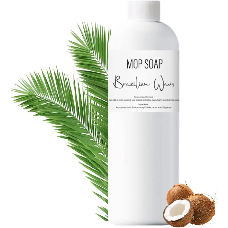 120ml Brazilian Waves Floor Mop Cleaning Soap, Premium Formula Leaves Long-Lasting Luxury Fragrance, Multi-Surface Cleaning Supply for Bathroom, Kitchen and All Hard Floors