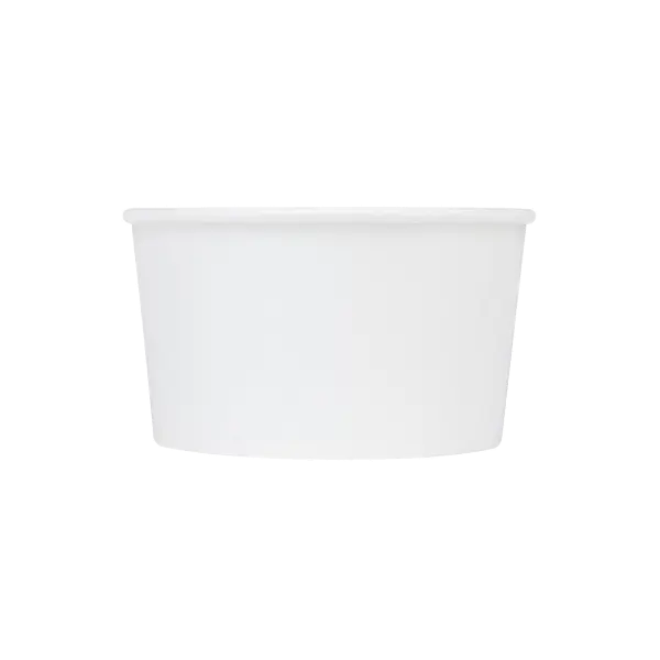Karat Earth 12oz Eco-Friendly Paper Food Containers (114.6mm), White - 500 pcs