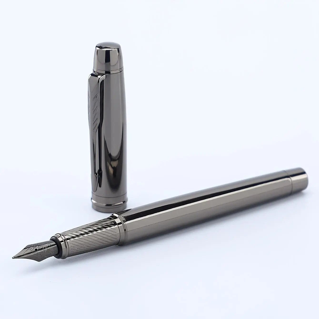 0.5 mm Business Pen, Metal Calligraphy Fountain Pen for Office and School Use without Ink Smooth Writing Pens, Specialty Pen, Inspirational Metal Pens, Elegant Student Pen, Writing Tools