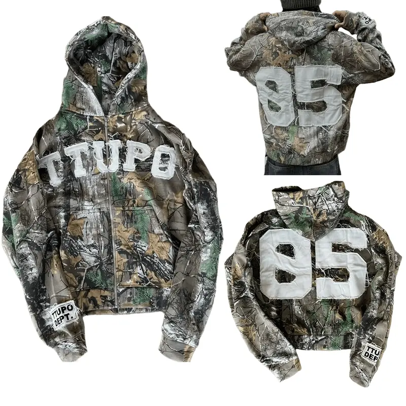 dept ttupo camo hoodie - TikTok Shop