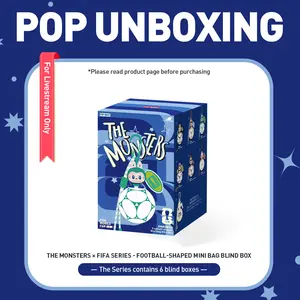 Unboxing-POP MART THE MONSTERS × FIFA SERIES - Football-shaped Mini Bag Blind Box-3.0