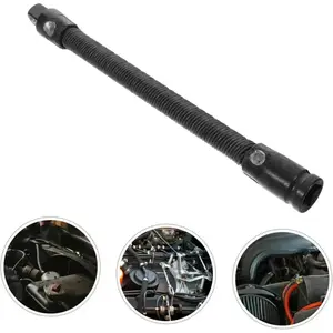 1/2 Inch Flexible Extension Rod Impact Resistant Swivel Socket Extension Bar Automotive Repair Wrench Accessory