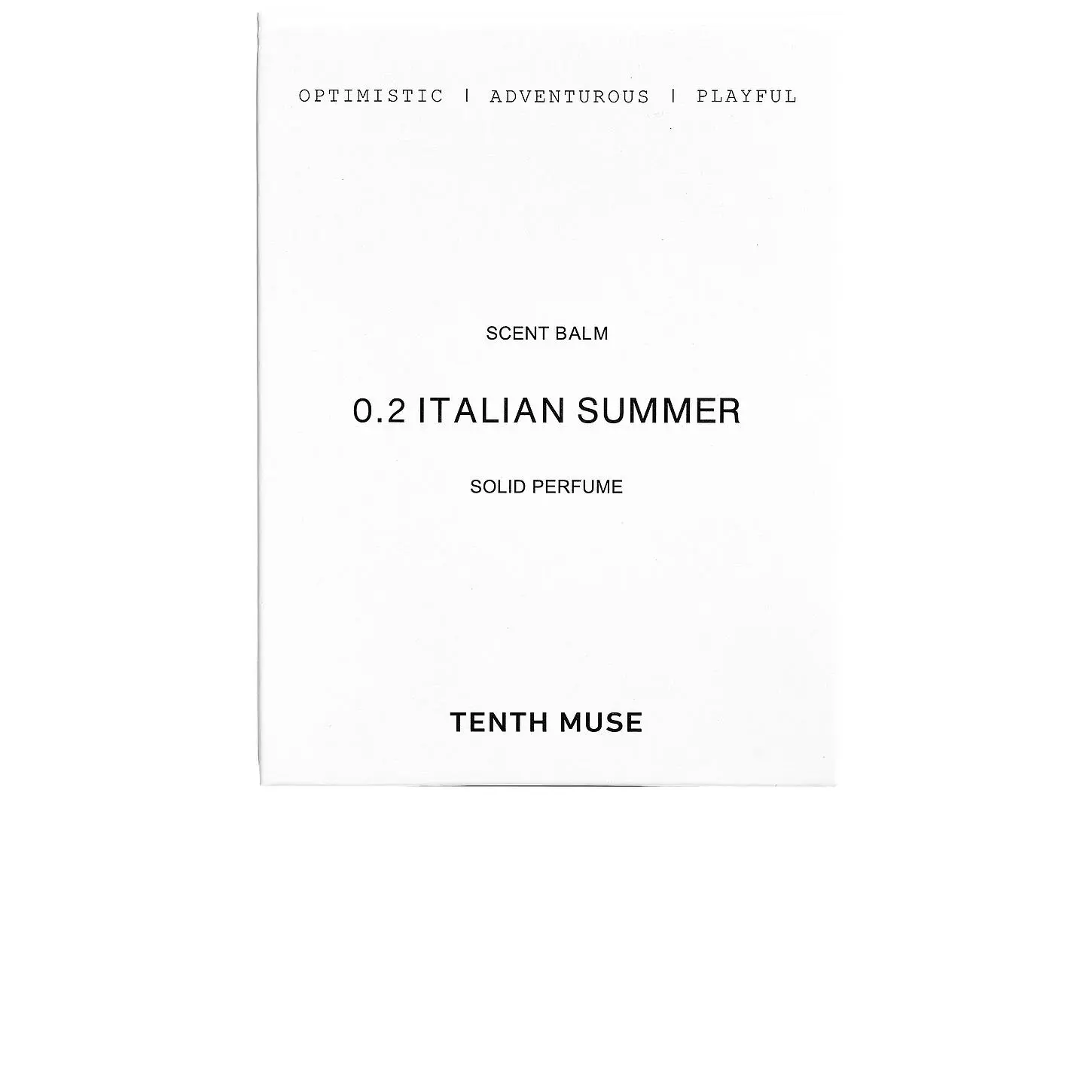 Tenth Muse Italian Summer Solid Perfume Balm Tenth Muse Italian Summer Solid Perfume Balm
