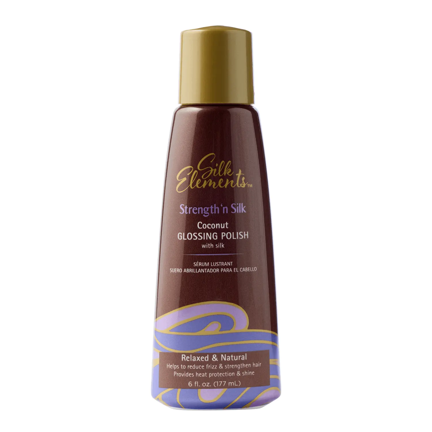 Silk Elements Strength 'n Silk Coconut Glossing Polish, 6 OZ, All Hair Types