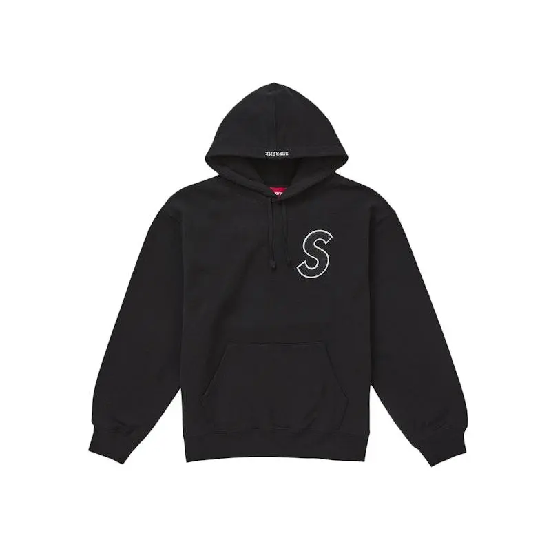 Supreme Men's S Logo Hooded Sweatshirt (SS25) Black, from StockX