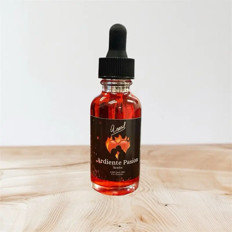 Ardiente Pasion Aceite  Con Feromonas Naturales 1oz - Burning Passion Oil with Natural Pheromones 1oz