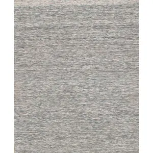 Canvello Canvello White Contemporary Sari Silk Rug - 4' X 6'