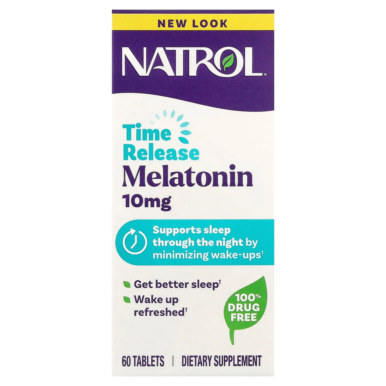 Natrol Melatonin, Time Release, 10 mg, 60 Tablets