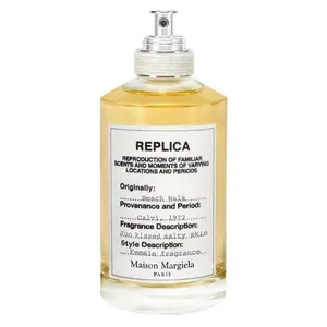 Maison Margiela Replica Beach Walk Eau De Toilette Spray for Women, 3.4 oz (3 to 3.9 fl oz), Citrus-Floral Fresh Scent with Lemon Notes, Style 255490