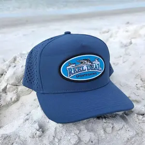 Reel Deal Performance Patch Hat - Blue