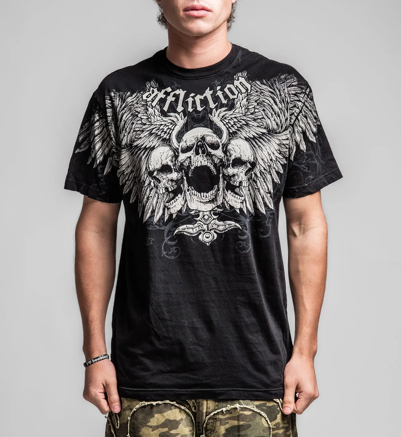 Affliction Men's T-shirt Desperation 