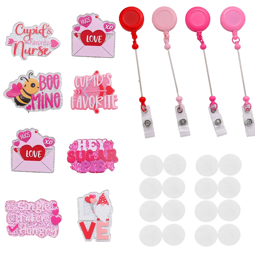 A35 Badge Reels & Keychain Blanks Bulk for DIY Crafting