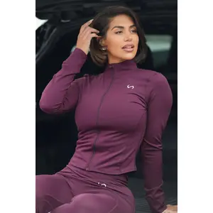 Tempo Cropped Zip Up Jacket