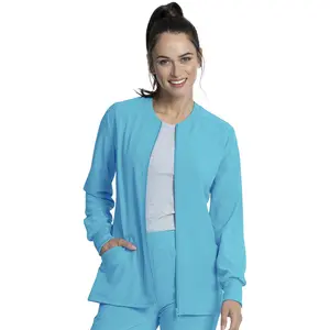 Cherokee Allura Zip Front Scrub Jacket