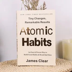 Atomic Habits Book, Easy & Proven Way to Build Good Habits, Break Bad Ones, Self-Improvement Guide, Personal Development Essential, Self Improvement Journal