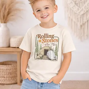 Easter Shirt Boy He Is Risen Kids Shirt Christian Easter Outfit Empty Tomb Religious Tee Boys Easter Sunday Shirt