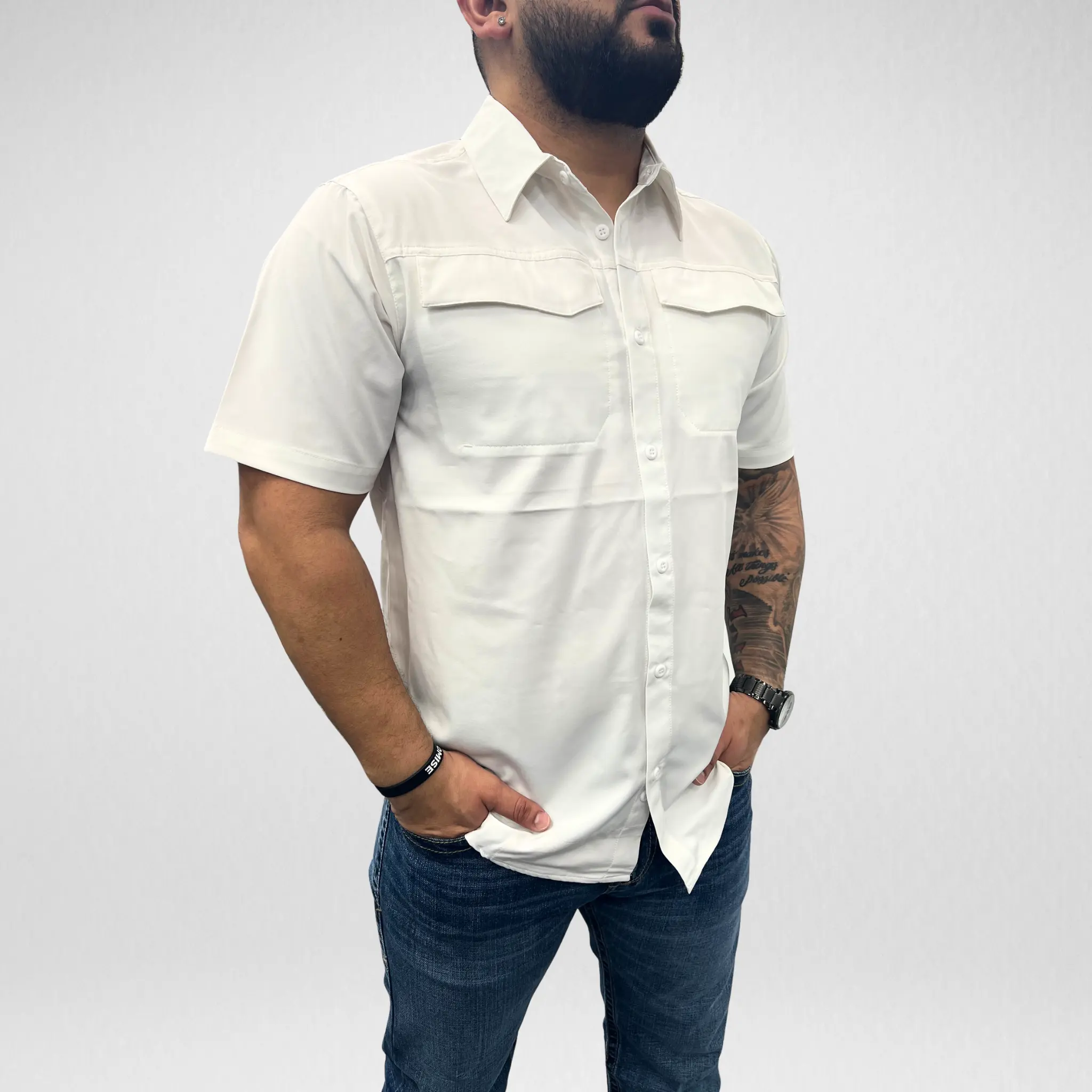Men's APS Tek S/S Shirt - White