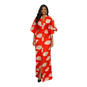 CRZ Elegant Multiprint African Ankara Corset Bubu