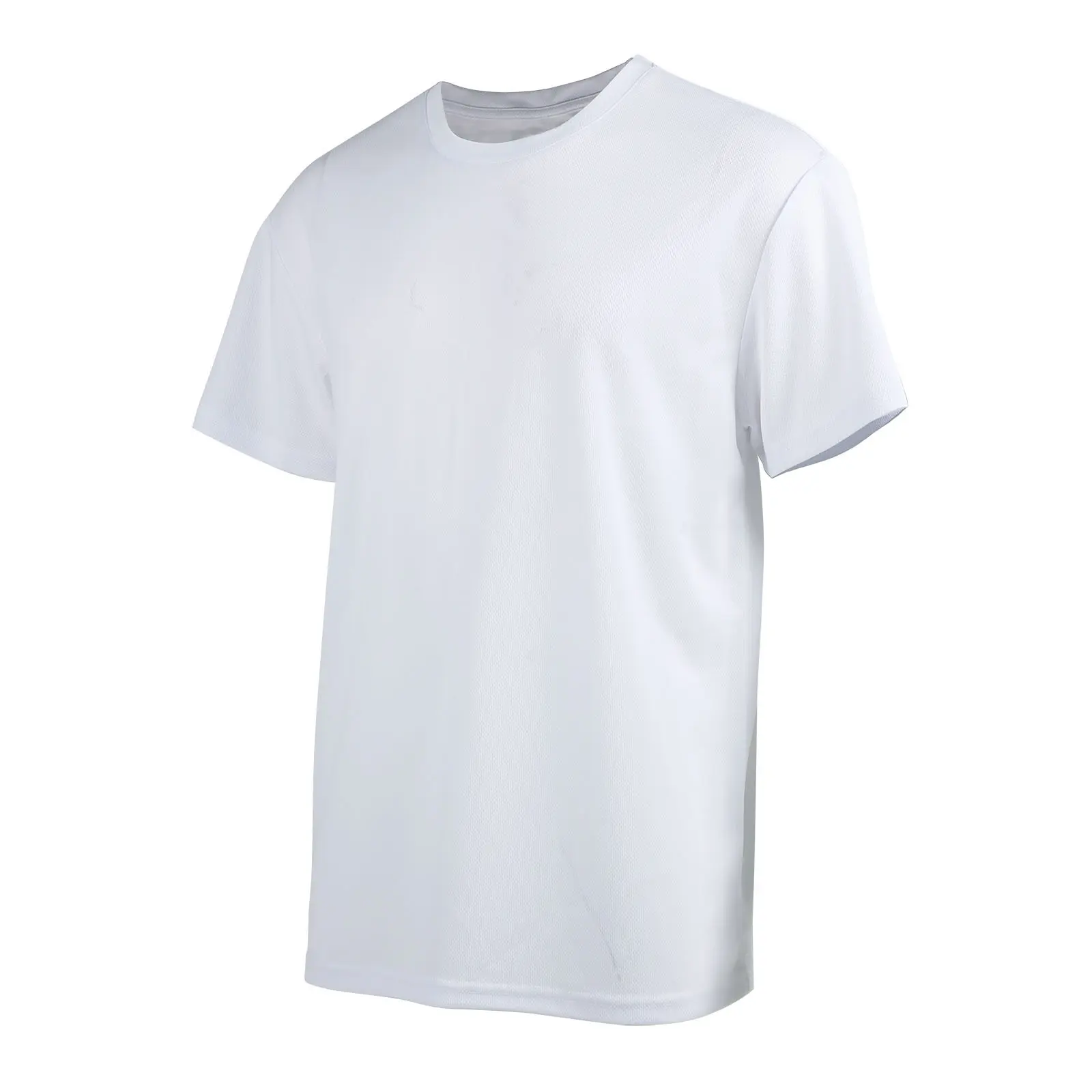Men's Performance T-Shirt, Classic Athletic Fit Crew Neck in Quick-Dry Polyester - Performance-Focused Workout Wear for Gym & Running, Supports Performance