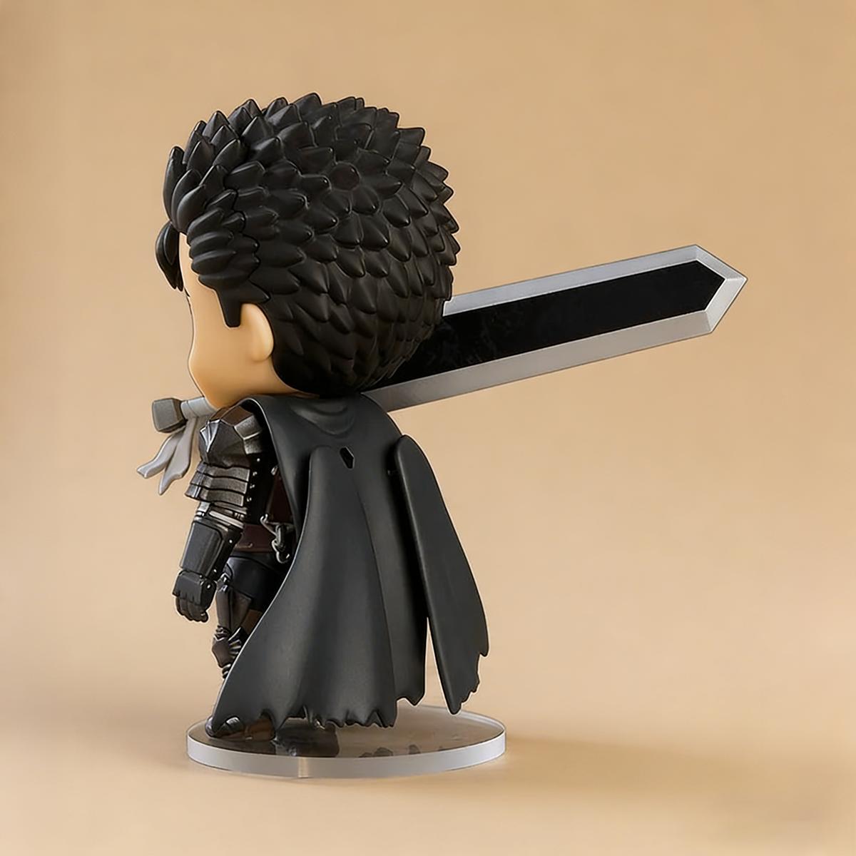 Q Version Berserk Guts #2134 & #2830 Berserker Armor Action Figure Set, Interchangeable Face Anime Collectible Model Toy