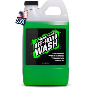 Hybrid Ceramic Off-Road Wash - Extra Thick Super Concentrated Cleaning Solution for Dirt , UTV, Side x Side, , Offroad  Wash Soap Shampoo Works With  Cannon,  , Sprayers,