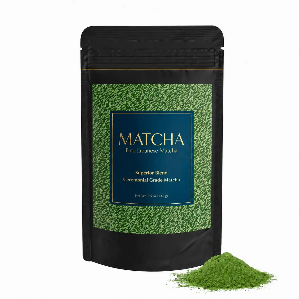 Organic Ceremonial First Spring Blend – First Harvest Ceremonial Grade Matcha Green Tea Powder , Rich Flavo, Crafted For Matcha Straight Tea (100g / 3.5oz)