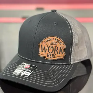 I don’t know I just work here, patch hat