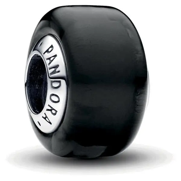 Pandora Black Mini Murano Glass Charm 793117C00