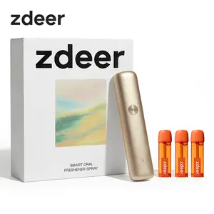 Spring Glow Zdeer Smart Oral Care Device: Electric Metal Oral Spray with Refillable Flavors - Instant Fresh Breath for Spring Dates & Travel