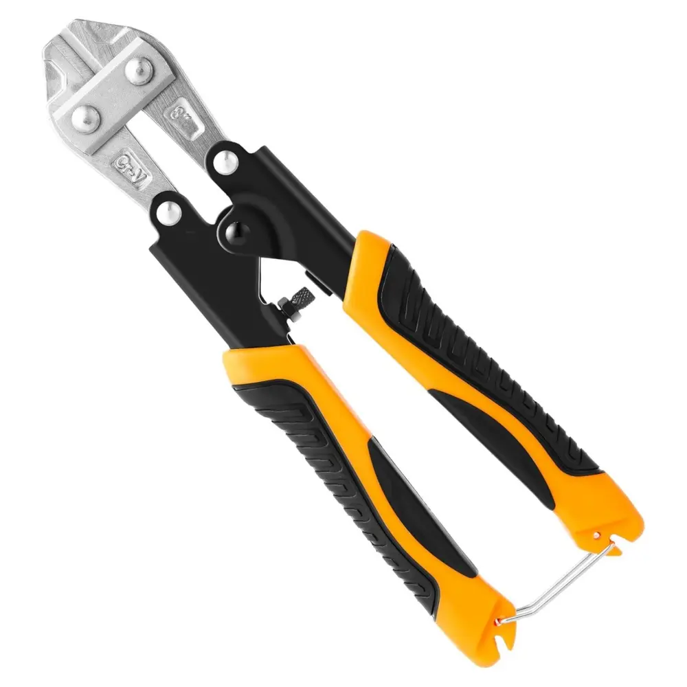Small Bolt Cutters 8 inches 210mm Heavy Duty Wire Cutters Spring Loaded Non-Slip Rubber Handle Wire Cable Bolts Cutters Heavy Duty Wire Cable Cutter