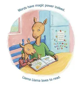 USED Book - Llama Llama Loves to Read by Anna Dewdney (Hardcover) - english