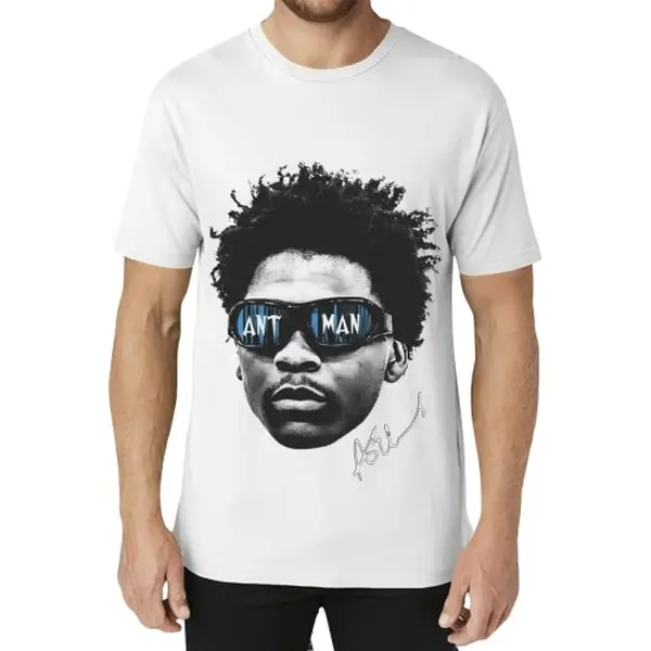 Anthony Edwards Patterned T-Shirt – Casual Sweet Style Unisex Pullover Basketball Pattern Shirt Short Sleeve T-Shirt