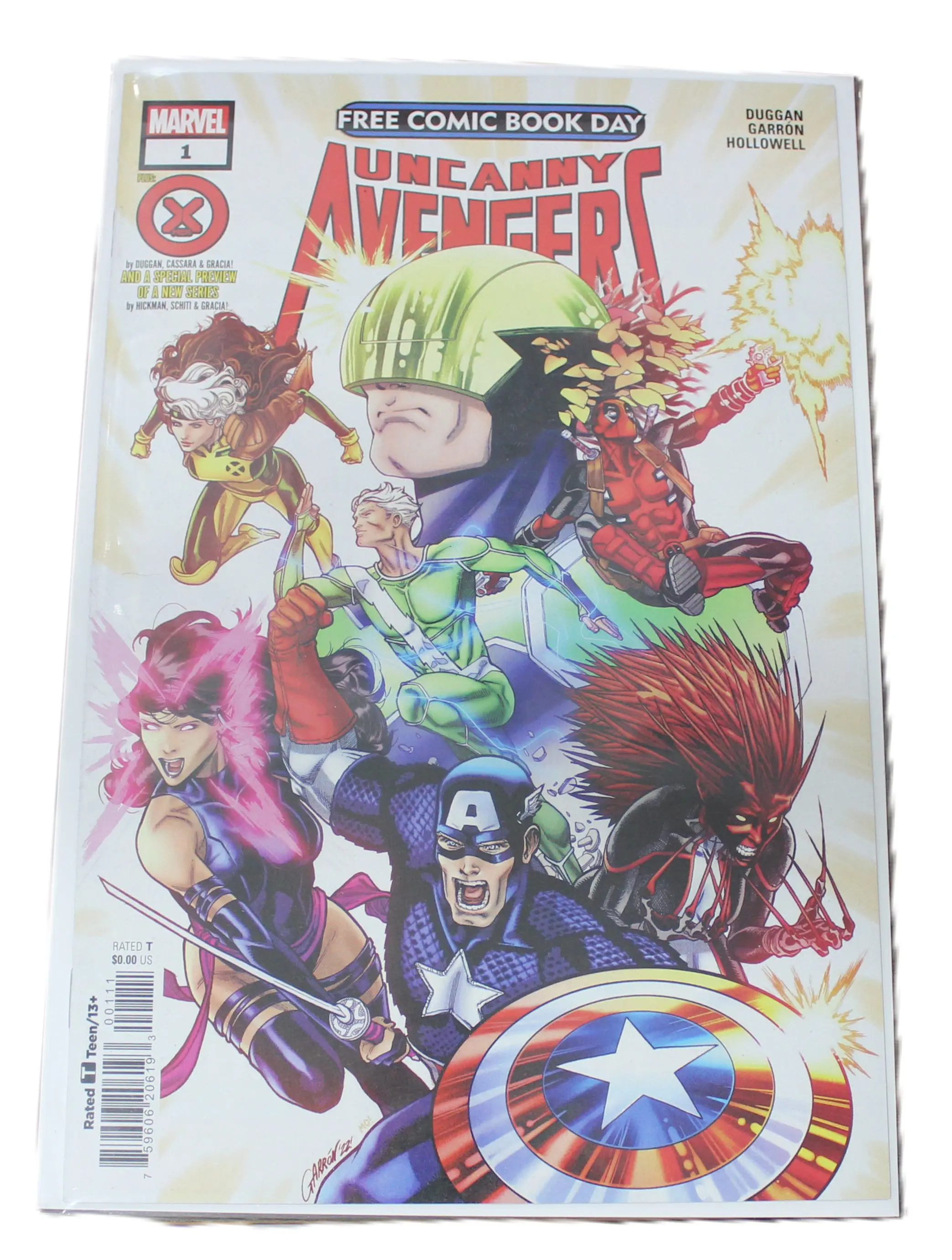 2023 Free Comic Book Day The Avengers-X-Men #1 Collectible - Variant, Uncanny Avengers, Fall of X, Teen-Focused Cover, Mutants, Modern Age (1992-now), Special Edition