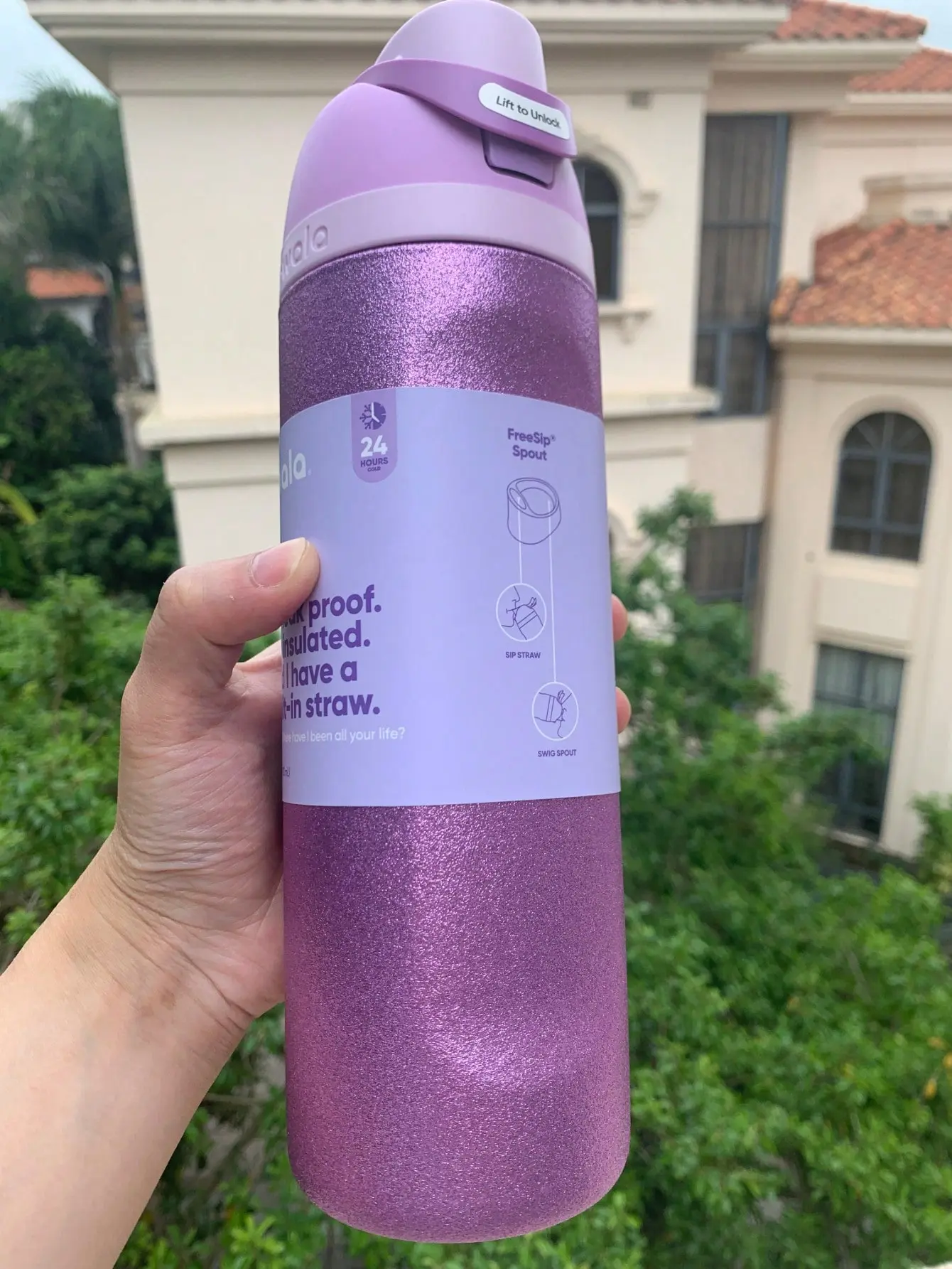 Owala FreeSip So Extra Limited Edition Color Drop Exclusive Tumbler - 24oz/32oz Insulated Stainless Steel Wide-Mouth Ice Straw Water Bottle, 24H Cold Retention, Fashion Gym Drinkware Gift for Sport Lovers
