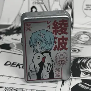 Rei Ayanami Neon Genesis Evangelion Anime-Inspired Universal Lighter Case - Stylish Durable Protective, Lightweight - Lighter Cover