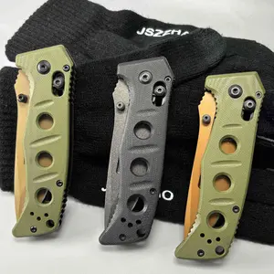 1pc BM 275 folding knife, non slip grip, fruit knife, essential for kitchen, a good choice for fishing, camping and exploration, holiday gift, Tactical knives