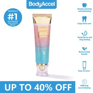 Toothpaste's newest fast-actingwhitening formula -derived from natural peachextract -niacinamide MAX Oral