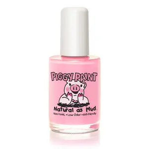 Piggy Paint Muddles the Pig Pastel Matte Pink Nail Polish 0.5oz Non-toxic Vegan Water-based Formula Kid-Friendly